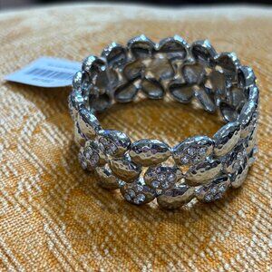 Silver Plated Stretch Bracelet